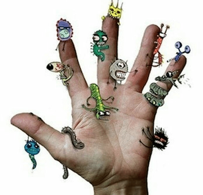 Como poden estar infectados con parasitos