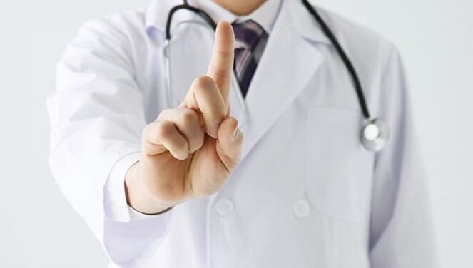 Diagnóstico de parasitos por un médico